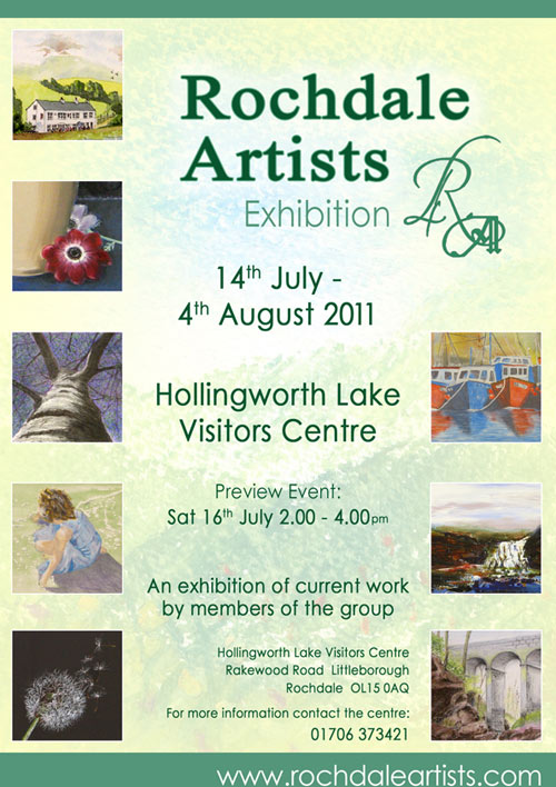 Hollingworth Lake Exhibition 14th July - 5th August 2011